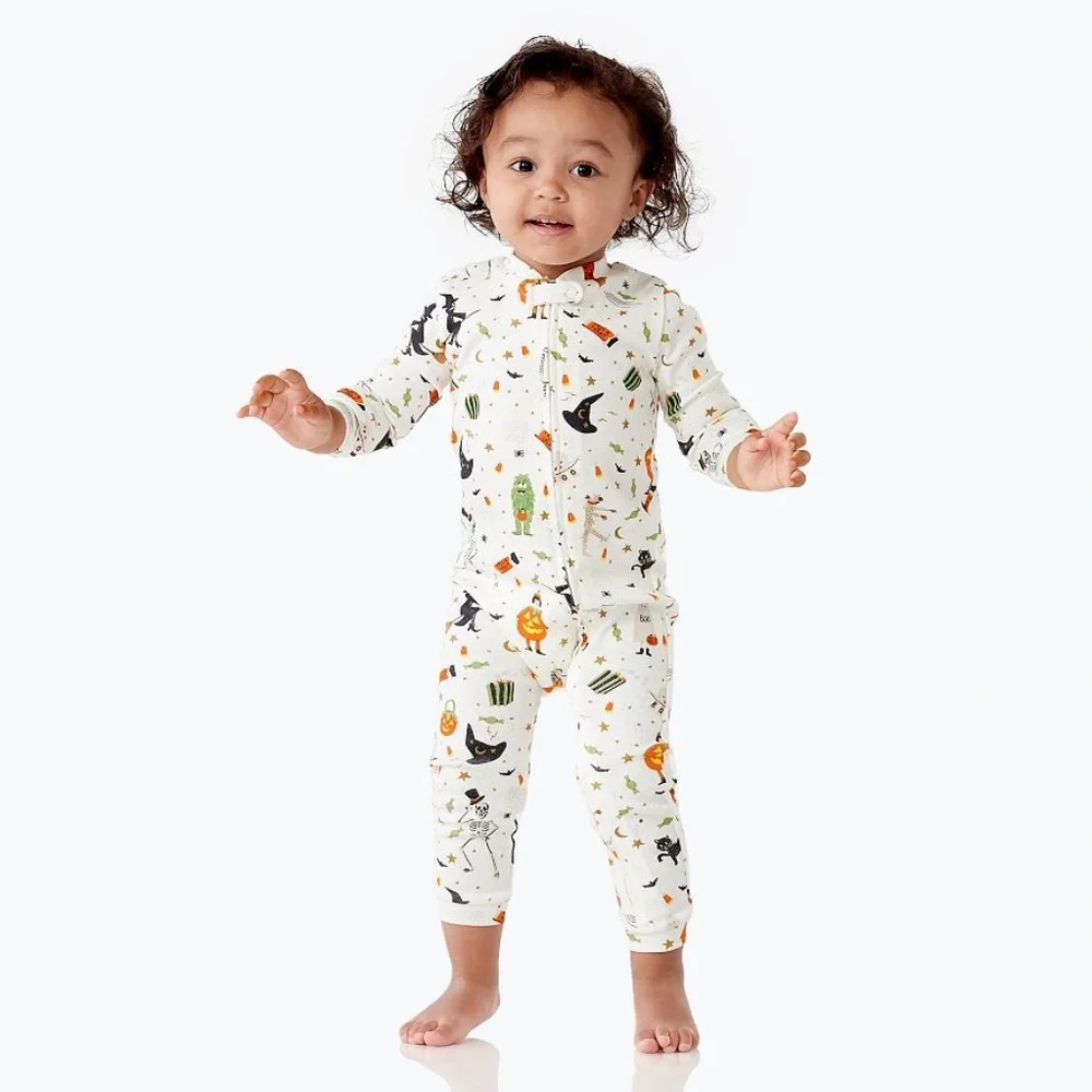 Halloween Organic Cotton Baby Pajama - Rifle Paper Co. - PBK - Picture 3 of 10